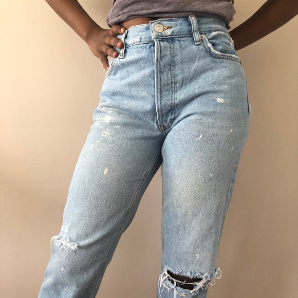 Zara midrise crop length jeans - Picture 7 of 8